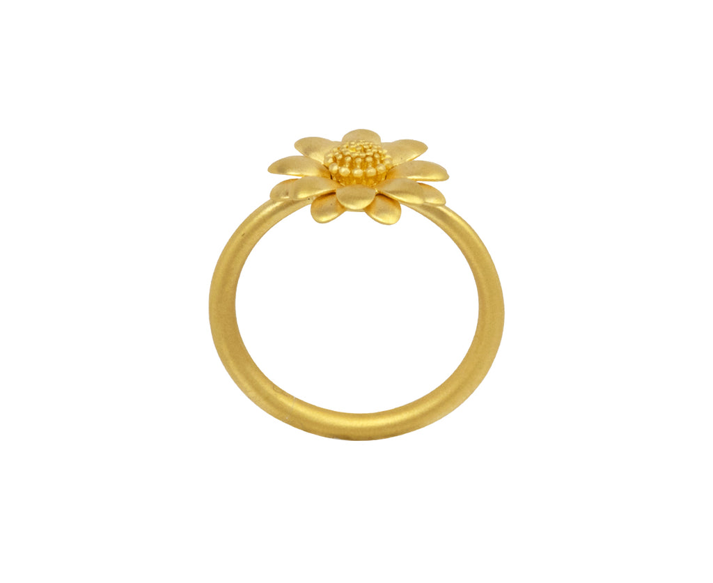 Golden Sunflower Ring