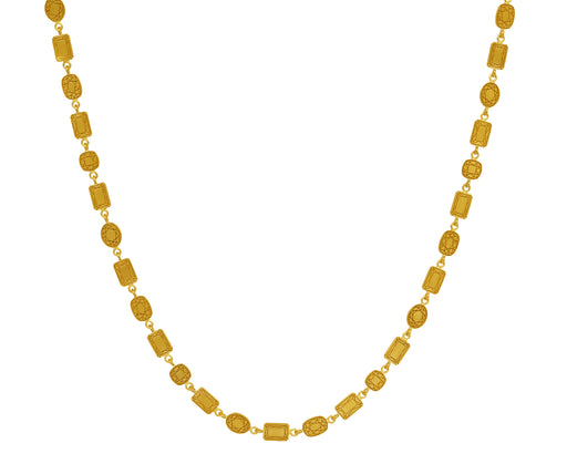 Gold Gem Sequins Necklace