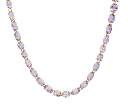 Mixed Link Jemima Amethyst Necklace