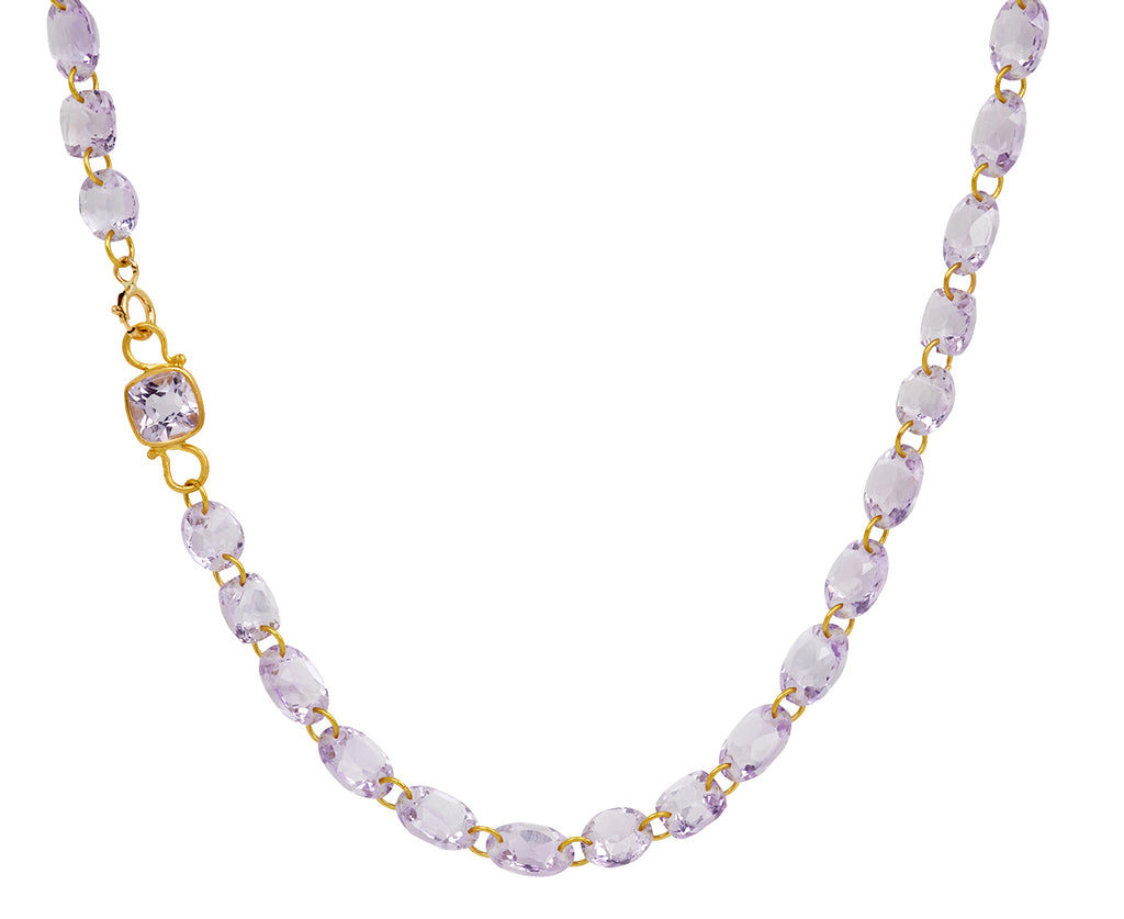 Mixed Link Jemima Amethyst Necklace