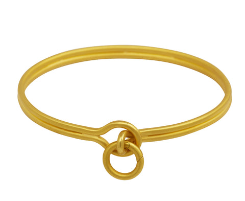 Gold Double Knotted Bracelet