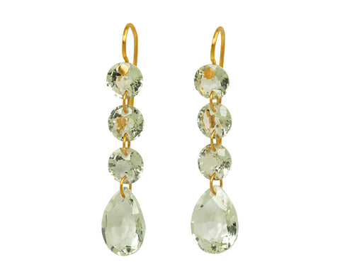 Green Quartz Dolly Earrings