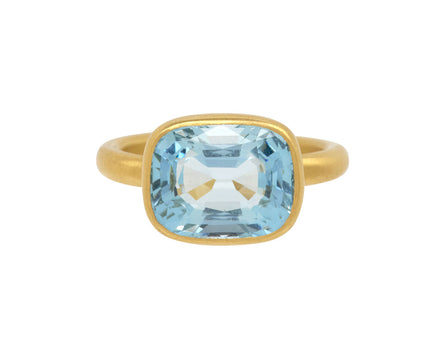 Aquamarine Princess Ring