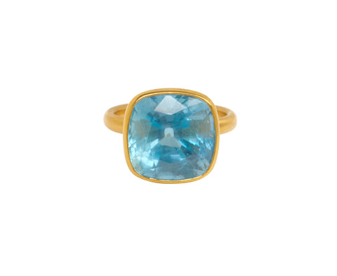 Aquamarine Princess Ring