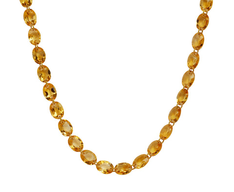 Marie-Helene de Taillac Small Citrine Lady Like Necklace