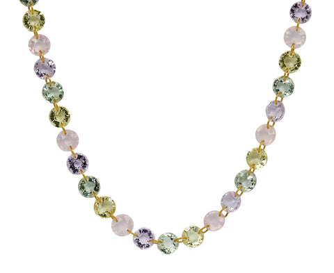 Marie-Helene de Taillac Small Multicolored Pastel Lady Like Necklace