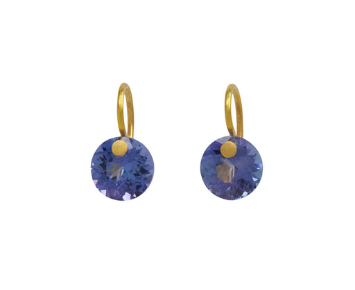 Extra Small Tanzanite Brilliant Earrings