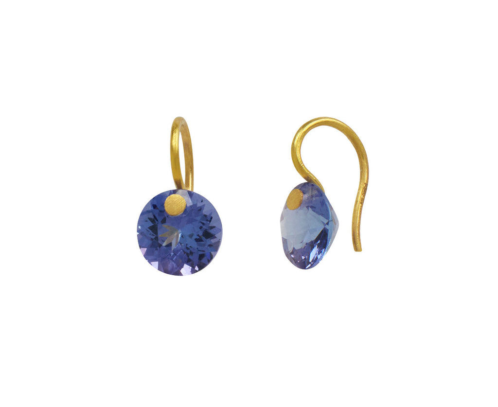 Extra Small Tanzanite Brilliant Earrings
