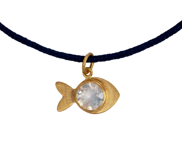 Marie-Helene de Taillac お魚ブレスレット Marie-Hélène de Taillac Rainbow Moonstone Dory the Fish Bracelet