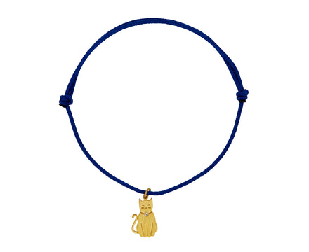 Marie-Hélène de Taillac Diamond Cat Charm Bracelet