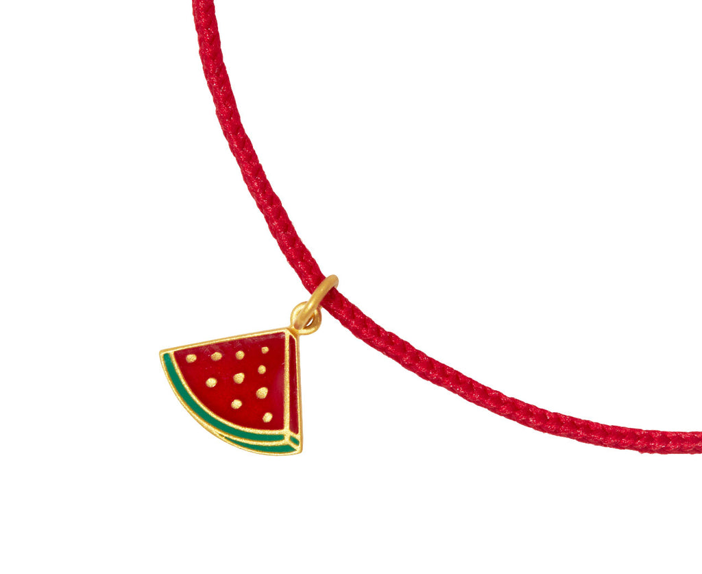 Marie-Hélène de Taillac Watermelon Charm Bracelet - Closeup