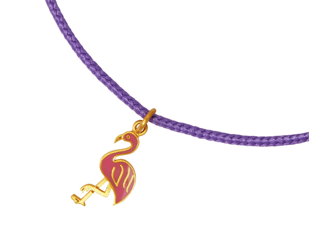 Marie-Hélène de Taillac Flamingo Charm Bracelet - Closeup