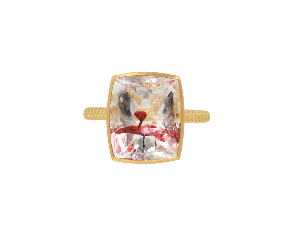 Lepidocrocite Quartz Ring