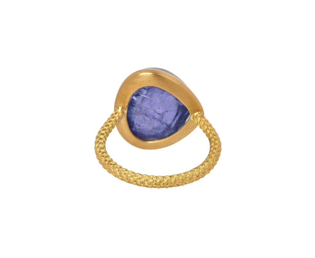 Asymmetrical Tanzanite Ring