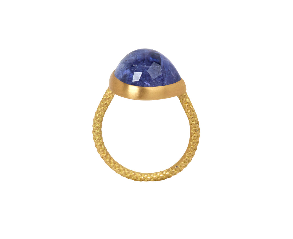 Asymmetrical Tanzanite Ring