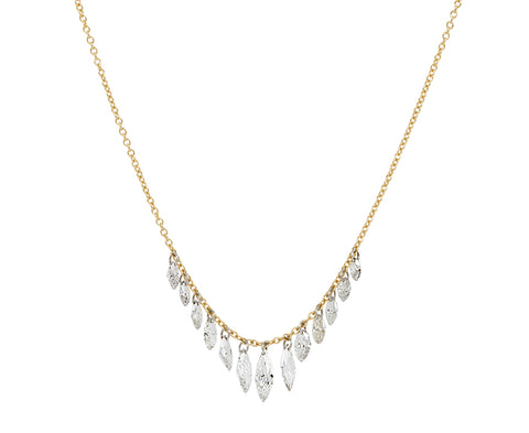 Marquise Diamond Drop Necklace