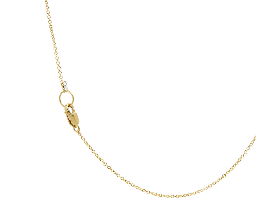 Open Pendant Diamond Dangle Necklace