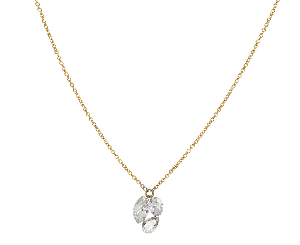 Diamond Trio Pendant Necklace