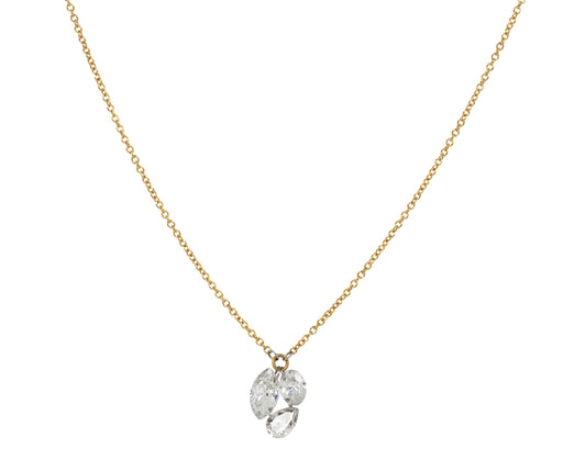 Diamond Trio Pendant Necklace