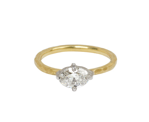 Oval Diamond Solitaire