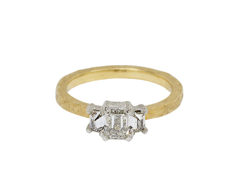 Emerald Cut Diamond Solitaire Ring