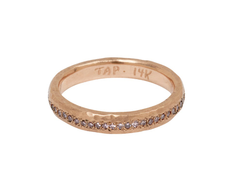 Rose Gold Diamond Center Band