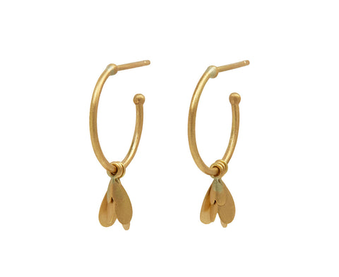 Golden Wings Hoop Earrings - TWISTonline