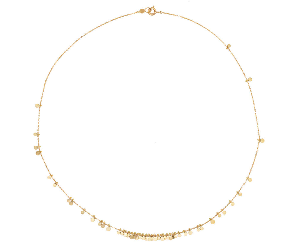 Sia Taylor Tiny Dots Cluster Necklace Full Neck