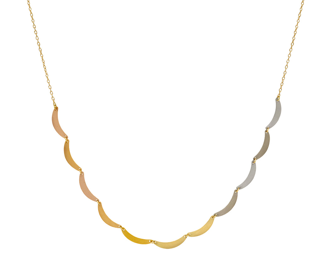 Rainbow Cloud Arc Necklace