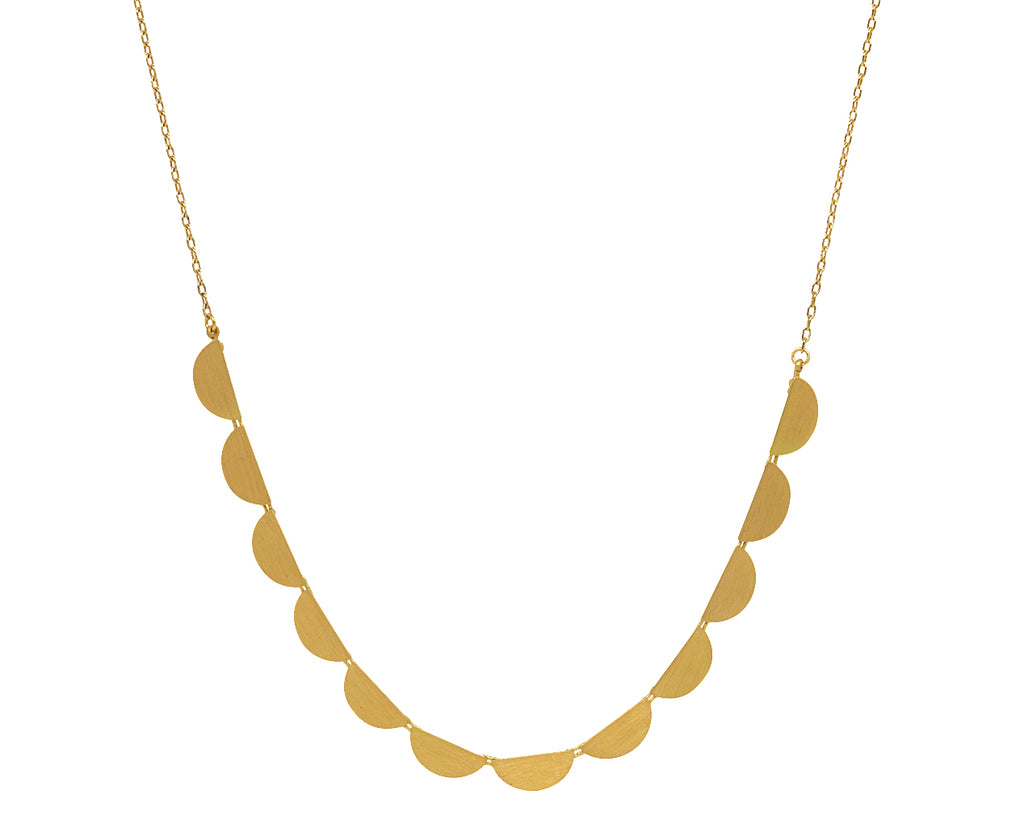 Gold Half Moon Necklace