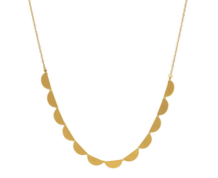 Gold Half Moon Necklace