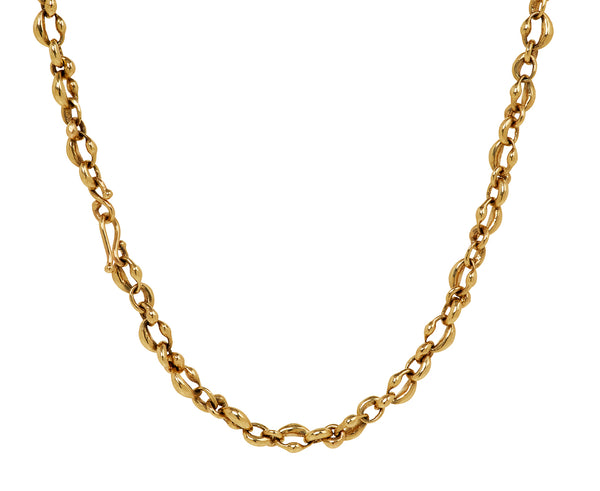 TenThousandThings Old Mine Cut Diamond Locket Chain Necklace