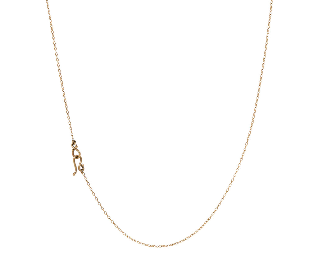 Rose Quartz and Pink Opal Cut Stone Button Necklace