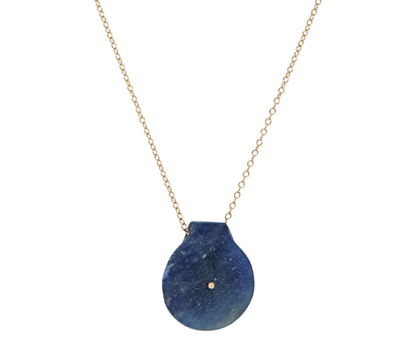 TenThousandThings Blue Sapphire and Sugilite Cut Stone