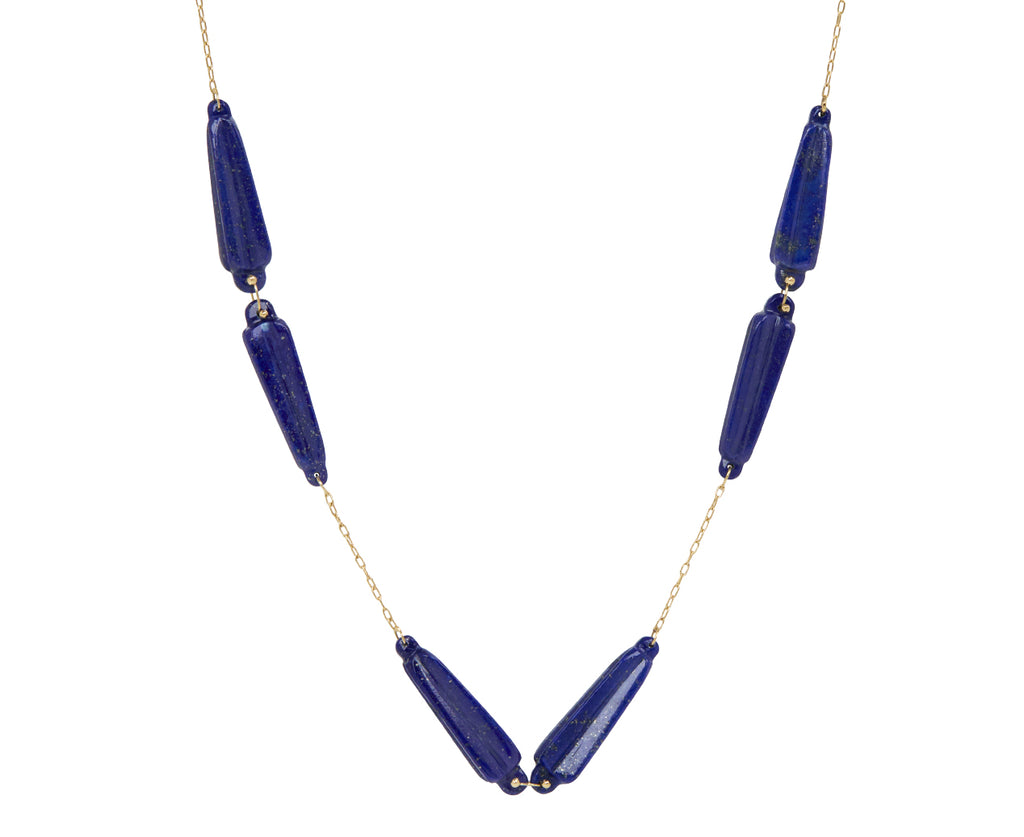 Small Lapis Ancient Roman Link Necklace