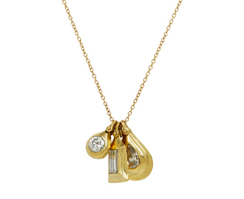 TenThousandThings Diamond Charm Pendant Necklace