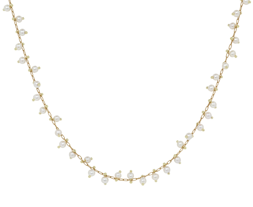 TenThousandThings Pearl Spiral Necklace