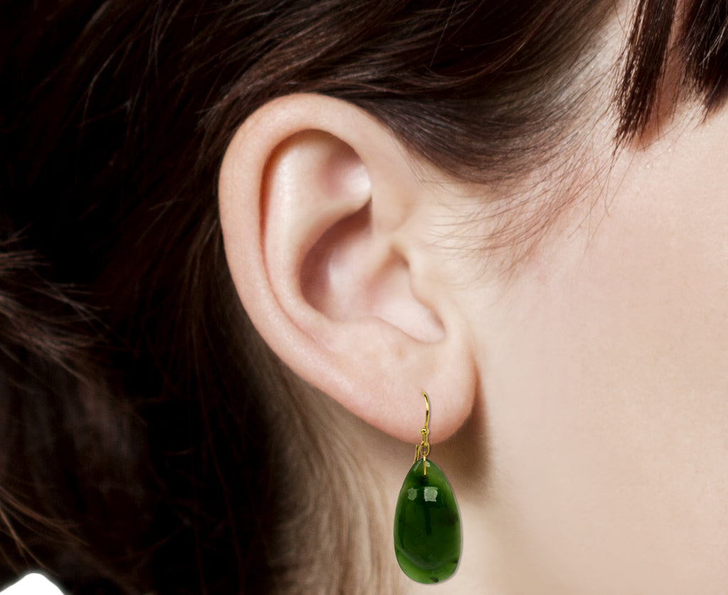 Jade Droplet Earrings