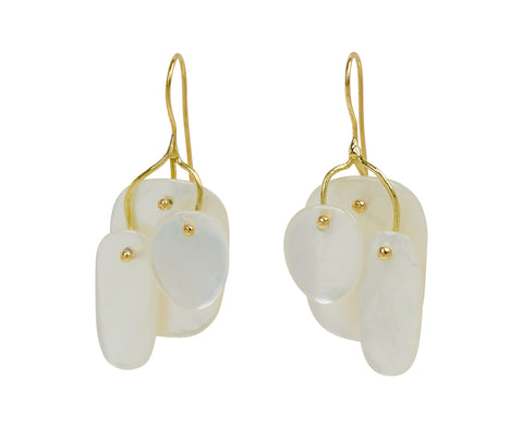 TenThousandThings Mother-of-Pearl Tiny Mobile Earrings