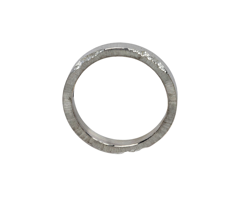 Silver Broken Florentine Band