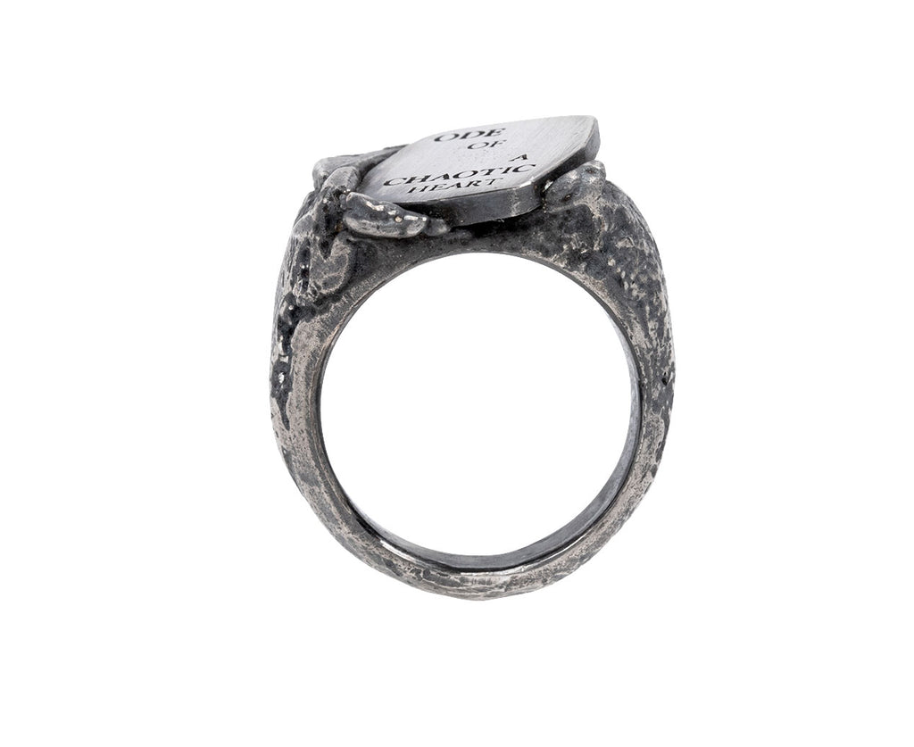 Ode of a Chaotic Heart Signet Ring