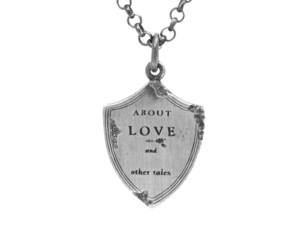 About Love Shield Pendant Necklace