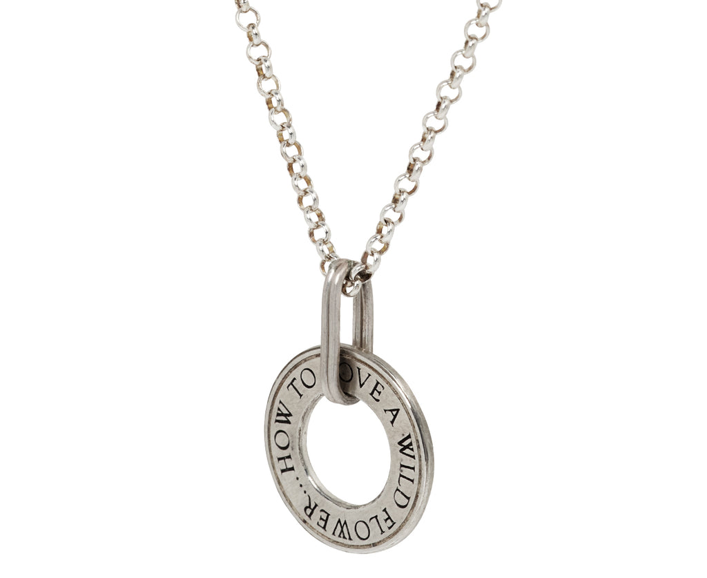 Tó Garal How To Love A Wildflower Pendant Necklace - Angled View