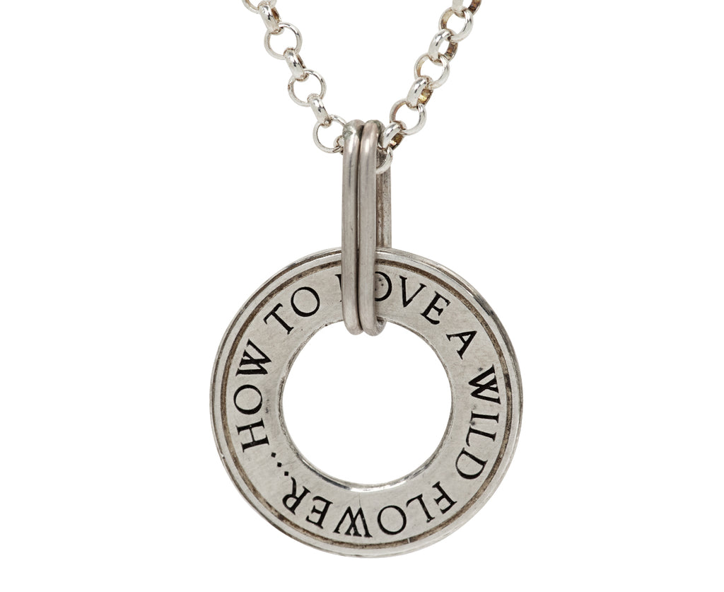 Tó Garal How To Love A Wildflower Pendant Necklace - Closeup
