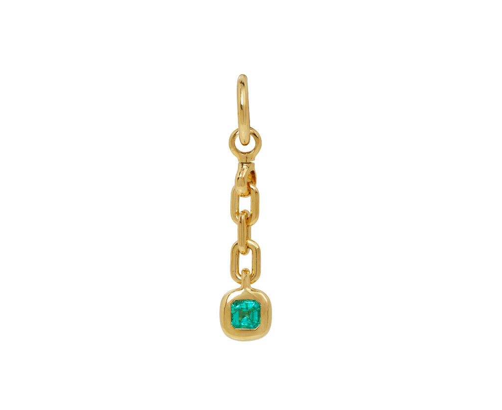 Asscher Emerald Carriage Drop Pendant ONLY