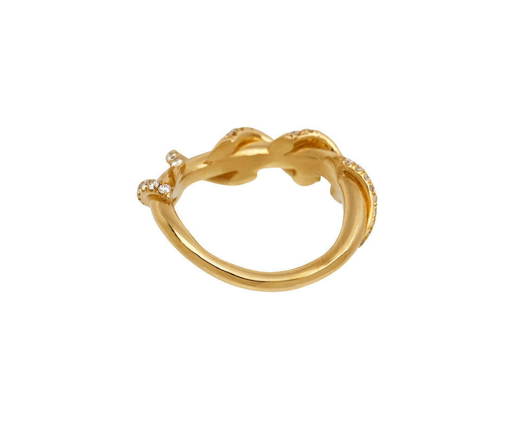 Thick Curva Wrap Diamond Band