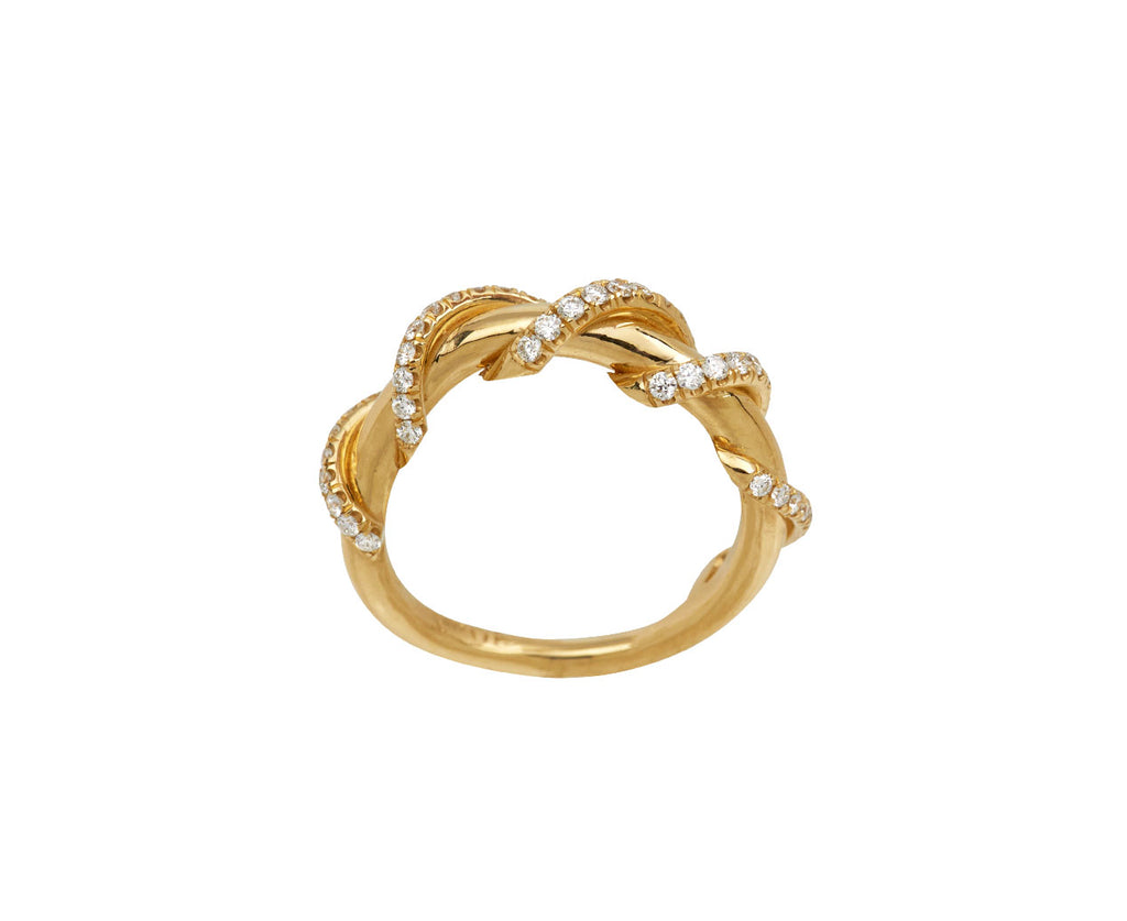 Thick Curva Wrap Diamond Band