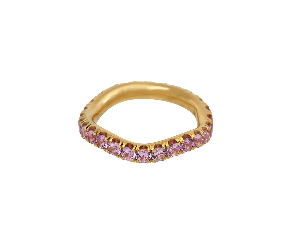 Pink Sapphire Wave Band