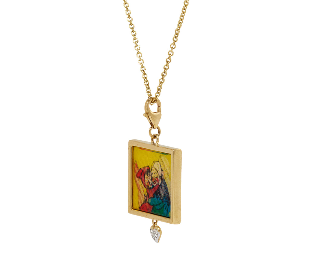 Vintage VariVue Red Riding Hood Necklace