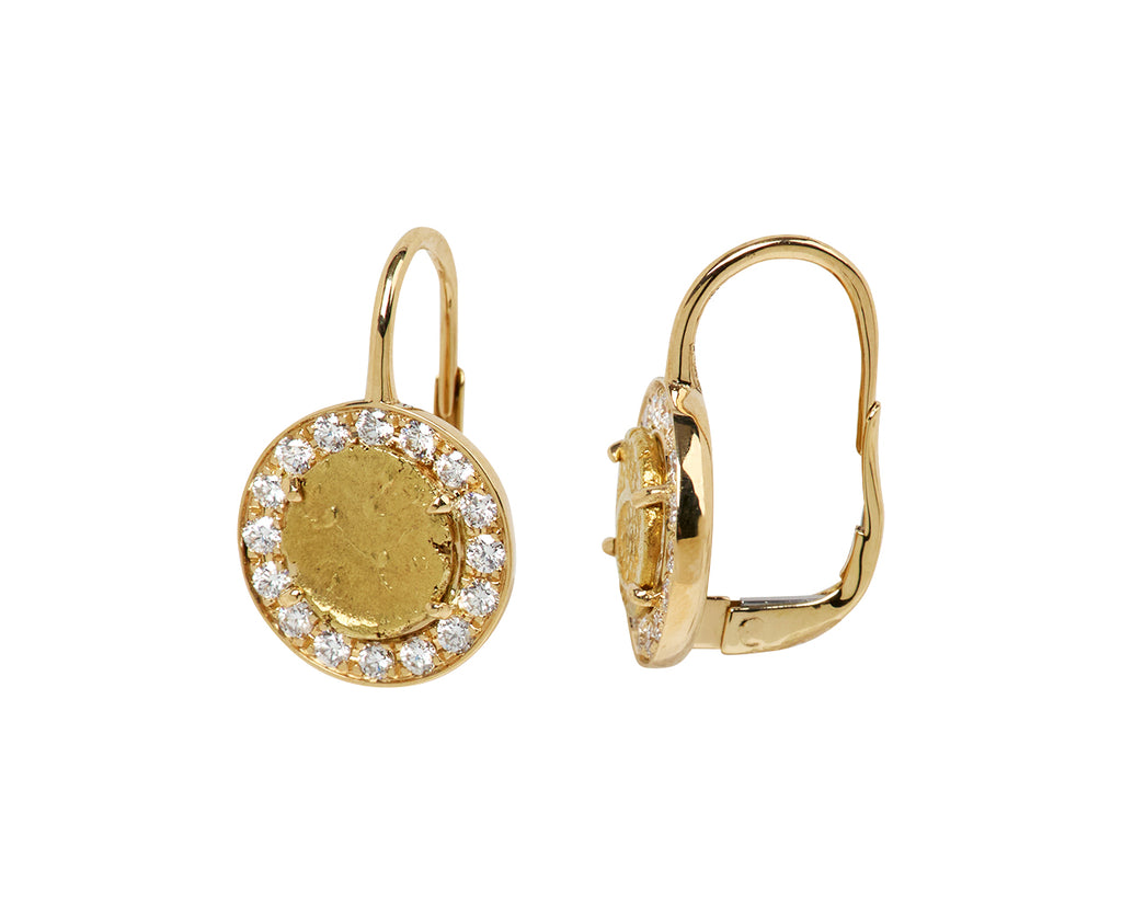 Diamond Edition No4 In the Money Fanam Earrings